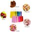 30 Stück Papiertüten 10 Farben Geschenktüten, Kraftpapiertüten mit henkel, Geschenktüten für Hochzeitsfeier, Candy Tüten zum Verpacken von Kindergeburtstag, Party, Geschenken, Feiern(15 x 8 x 21 cm)