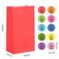 Papiertüten Süßigkeiten Geschenktüten, 40 Stück Bunte Kraftpapier Goodies Geschenktüten mit 40 Stickern zum Verpacken von Geschenken, Party Goody Treat, Hochzeit, Kindergeburtstag, Weihnachten