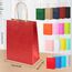 rokrist 17stk Bunt Papiertüten mit Henkel, Geschenktüten 21x15x8cm, Kraftpapiertüte für Weihnachten, Einkaufen, Geburtstag, Hochzeiten, Verpackungen, Partys
