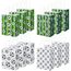 Xinstroe 12 Stück Papiertüten Kinder Geschenktüten Partytüten Papier Tüten zum Verpacken von Geschenken, Giveaways, Kindergeburtstag, Hochzeit, Party, Fußball Grün