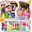 50 Stück Geschenktüten Kindergeburtstag,Tüten kindergeburtstag mit 63 Aufkleber,Papiertüten Kindergeburtstag,Geschenktüten Klein für Mitgebsel Kindergeburtstag,Hochzeit,Party