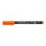 STAEDTLER permanent Marker Lumocolor, orange, F-Spitze Linienbreite ca. 0,6 mm, wisch- und wasserfest, Made in Germany, lange Lebensdauer, 10 orange Universalstifte im Kartonetui, 318-4