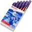 edding 300 Permanentmarker - violett - 10 Stifte - Rundspitze 1,5-3 mm - wasserfest, schnell-trocknend - wischfest - für Karton, Kunststoff, Glas, Holz, Metall, Glas