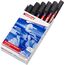 edding 300 Permanentmarker - schwarz - 10 Stifte - Rundspitze 1,5-3 mm - wasserfest, schnell-trocknend - wischfest - für Karton, Kunststoff, Glas, Holz, Metall, Glas (01: 10 Stifte - Schwarz)