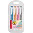 STABILO - Textmarker - swing cool Pastel - 4er Pack - Seidengrau, frische Fuchsie, himmlisches Blau, sanftes Orange