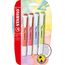STABILO - Textmarker - swing cool Pastel - 4er Pack - Prise von Limette, Kirschblütenrosa, Wolkenblau, Korallrot
