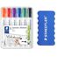 STAEDTLER Lumocolor 351 WP6 Whiteboard-Marker, Rundspitze ca. 2 mm Linienbreite, Set mit 6 Farben (6 stück (1er Pack))