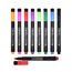 Willingood Folienstift abwischbar, 8 stück Whiteboard Marker, trocken abwischbar Whiteboard Stifte, Whiteboard Marker magnetisch, Marker mit Schwamm Rundspitze, Erase Marker mit Radiergummi