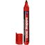 edding 300 Permanentmarker - rot - 1 Stift - Rundspitze 1,5-3 mm - wasserfest, schnell-trocknend - wischfest - für Karton, Kunststoff, Glas, Holz, Metall, Glas
