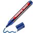 edding 300 Permanentmarker - blau - 1 Stift - Rundspitze 1,5-3 mm - wasserfest, schnell-trocknend - wischfest - für Karton, Kunststoff, Glas, Holz, Metall, Glas