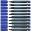 Schneider Maxx 130 Permanent-Marker mit Rundspitze (Strichstärke: 1-3 mm, nachfüllbar) 10er Packung blau