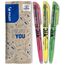 PILOT - 3er-Set FriXion Light - Radierbarer Textmarker - Neongelb, Neonpink, Grün - Keilspitze für feine oder breitere Linien