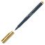 FABER-CASTELL 160750 - Metallics Marker mit Faserspitze, 1,5 mm Strichstärke, für viele Oberflächen geeignet, mit Metalliceffekt Heart of Gold