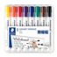 Staedtler Lumocolor 351 WP8 Whiteboardmarker, Rundspitze, 2 mm, 8 Farben (3 Packungen)