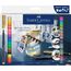 Faber-Castell 160730 - Creative Marker Set, 30 Permanent Marker, Stifte Set für Papier, Glas, Kunststoff uvm.
