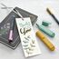 Faber-Castell 205073 - Metallics Marker mit Faserspitze, 4 Stück, für viele Oberflächen geeignet, Metalliceffekt in gold und silber
