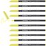 edding 1200 Fasermaler fein - neon-gelb - 10 Stifte - Rundspitze 1 mm - Filzstift zum Zeichnen und Schreiben - für Schule, Mandala