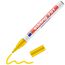 edding 750 Lackmarker - gelb - 10 Stifte - Rundspitze 2-4 mm - Lackstift zur Markierung und Beschriftung von Metall, Glas, Stein oder Kunststoff - hitzebeständig, permanent, wisch- und wasserfest