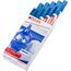 edding 750 Glanzlackmarker - blau - 10 Lackmarker - Rundspitze 2-4 mm - Lackstift für Glas, Stein, Holz, Kunststoff und Papier - wasserfest, stark deckend