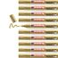 edding 750 Glanzlackmarker - gold - 10 Lackmarker - Rundspitze 2-4 mm - Lackstift für Glas, Stein, Holz, Kunststoff und Papier - wasserfest, stark deckend