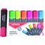OFFICER PRODUCTS PRODUCTS Textmarker Leuchtend 6er Pack Farbe: Gelb, Oragne, Rosa, Grün, Rot, Blau/Highlighter Textliner Die Ungiftige Tinte, Keilspitze Leuchtfarben Hohe Qualität/ Strichstärke 1-5mm 17055219-99