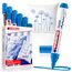 edding 4500 Textilmarker - hell-blau - 10 Stück - Rundspitze 2-3 mm - Textilstifte waschmaschinenfest (60 °C) zum Stoff bemalen - Stoffmalstift