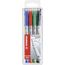 STABILO - Folienstift - OHPen universal - wasserlöslich superfein - 4er Pack - grün, rot, blau, schwarz