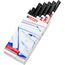 Edding 400 400-001 Permanentmarker aus Faser, schnelltrocknend, Rundspitze, 1,0 mm Strichbreite, Schwarz, (schwarz, 10)