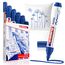 edding 4500 Textilmarker - blau - 10 Stück - Rundspitze 2-3 mm - Textilstifte waschmaschinenfest (60 °C) zum Stoff bemalen - Stoffmalstift