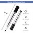 maxtek Whiteboard Marker 12, Schwarz Witeboard Stifte Rundspitze ca.2-3mm Linienbreite, Set mit hohe Qualität Geruchsarme Tinte, Zubehör füir Schule, Büro, Zuhause