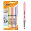 BIC Highlighter Grip Pastellmarker mit abgeschrägter Spitze, mehrfarbig, 1 Stück (6er Pack)