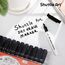 Shuttle Art Whiteboard Marker schwarz, 15 magnetische whiteboard stifte abwischbar schwarz, Folienstift trocken abwischbar fein, für Whiteboards, magnetische Schreibtafeln, Spiegel geeignet