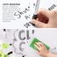 Shuttle Art Whiteboard Marker schwarz, 15 magnetische whiteboard stifte abwischbar schwarz, Folienstift trocken abwischbar fein, für Whiteboards, magnetische Schreibtafeln, Spiegel geeignet