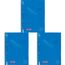 Brunnen 1067925133 Notizblock/Collegeblock Student Colour Code (A4 liniert, Lineatur 25, 90 g/m², 80 Blatt) blau (Packung mit 3)