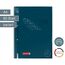 BRUNNEN Collegeblock Premium Student Colour Code | A4, Lineatur 28, 80 Blatt, denim (A4 (Packung mit 5))