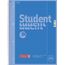Brunnen 1067925133 Notizblock/Collegeblock Student Colour Code (A4 liniert, Lineatur 25, 90 g/m², 80 Blatt) blau (Packung mit 3)