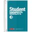 BRUNNEN Collegeblock Student „DUO“ | A4, kariert/liniert, 80 Blatt, petrol (A4 (Packung mit 3))