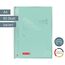 BRUNNEN Collegeblock Premium Student Colour Code | A4, Lineatur 26, 80 Blatt, mint
