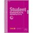 Brunnen 1067925126 Notizblock / Collegeblock Student Colour Code (A4 liniert, Lineatur 25, 90 g/m², 80 Blatt) pink