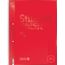 BRUNNEN Collegeblock Premium Student Colour Code | A4, Lineatur 26, 80 Blatt, red