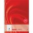 BRUNNEN Collegeblock Premium Vivendi | A4, Lineatur 7, 40 Blatt, rot