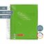 BRUNNEN Collegeblock Premium Student Colour Code | A6, kariert, 120 Blatt, kiwi