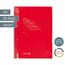 BRUNNEN Collegeblock Premium Student Colour Code | A4, Lineatur 26, 80 Blatt, red