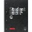 BRUNNEN Collegeblock Premium Student FACT!plus | A4, Lineatur 28, 80 Blatt, schwarz