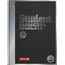 BRUNNEN Collegeblock Premium Student „Hardwired“ | A4, Lineatur 27, 80 Blatt, schwarz