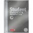 BRUNNEN Collegeblock Premium Student „Protokoll“ | A4, kariert, 80 Blatt, anthrazit