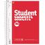 BRUNNEN Collegeblock Student | A5, Lineatur 5, 160 Blatt, rot
