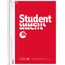 BRUNNEN Collegeblock Student | A4, Lineatur 22, 80 Blatt, rot