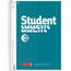 BRUNNEN Collegeblock Student „DUO“ | A4, kariert/liniert, 80 Blatt, petrol