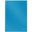 Leitz A4 Notizbuch, 80 Blatt, Hardcover, Linierte Seiten, Solid, Blau, 46650030 (Packung mit 3)